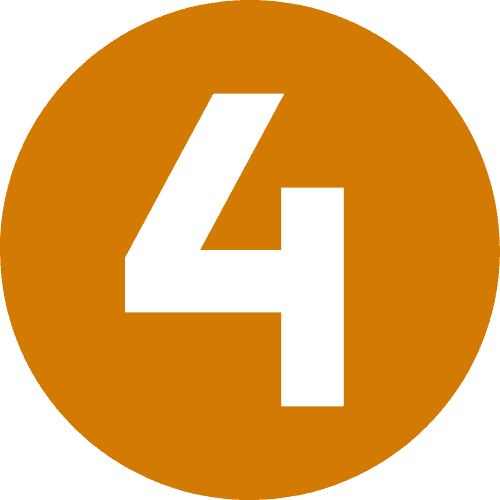no 4 icon dark orange version